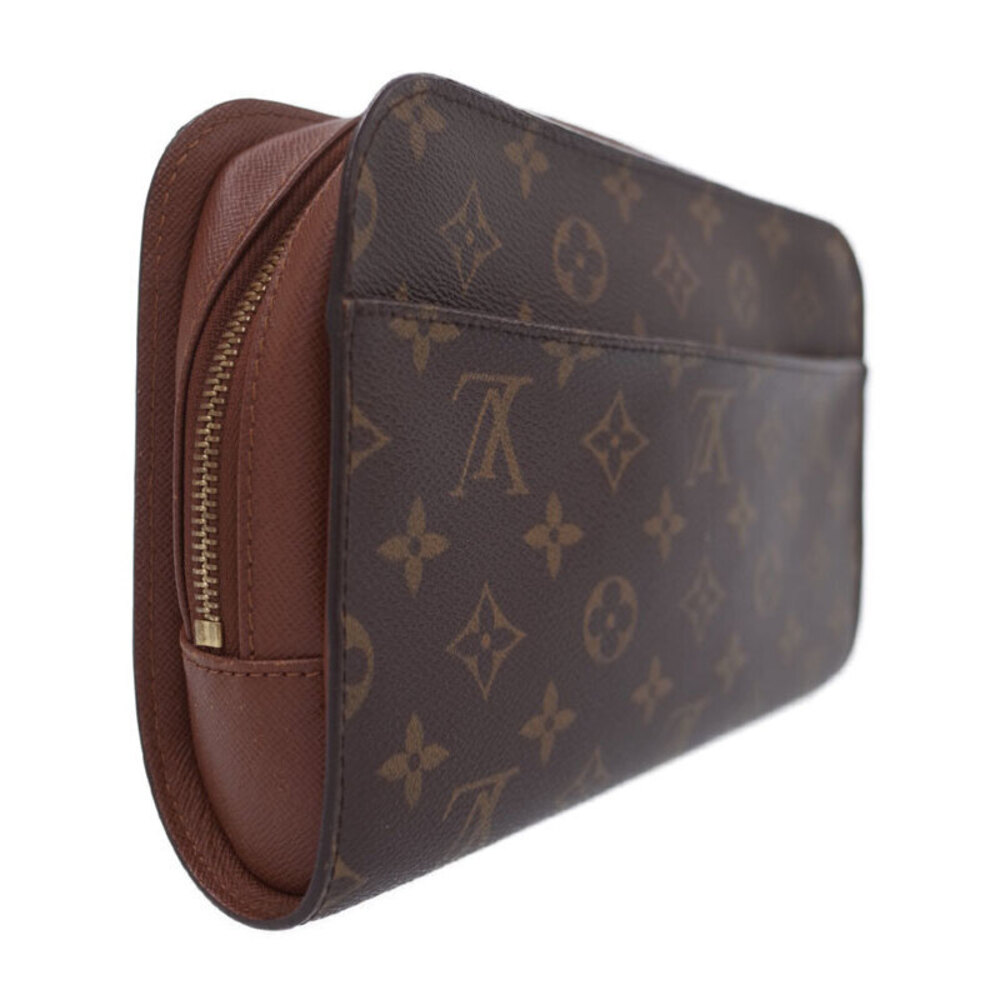 Louis Vuitton Monogram Orsay Brown Shoulder Leather Bag
